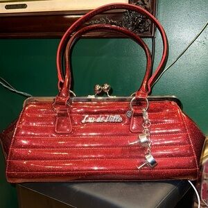 Lux de Ville Sparkling Red Shoulder Bag